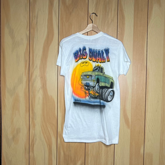 70s Chevy Dually Truck Air Brush Shirt Size Medium