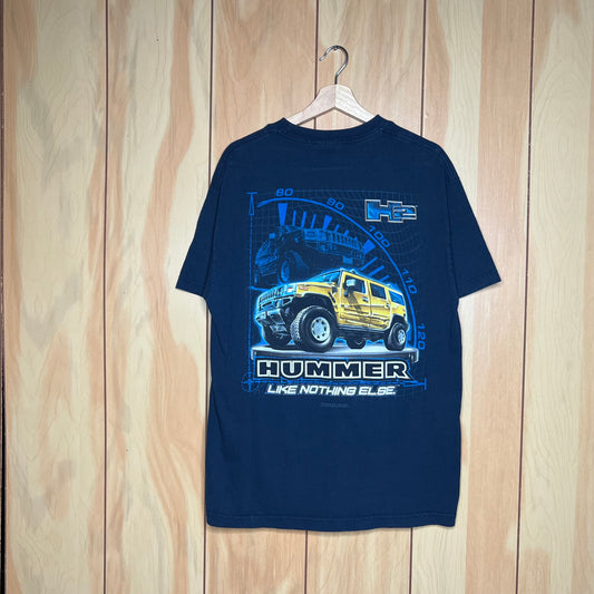 00s Hummer H2 Like Nothing Else Mullet Promo SUV Truck Shirt Size Large
