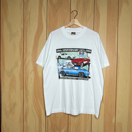 90s National Corvette Restorers C1 C2 C3 Car Shirt Size XL