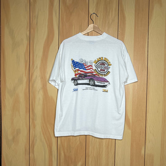 90s Black Hills Corvette Classic Chevy C4 Indianapolis Pace Car Shirt Size XL