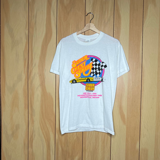80s Chevrolet Corvette Super Chevy Sunday Indianapolis Pace Car Shirt Size Large