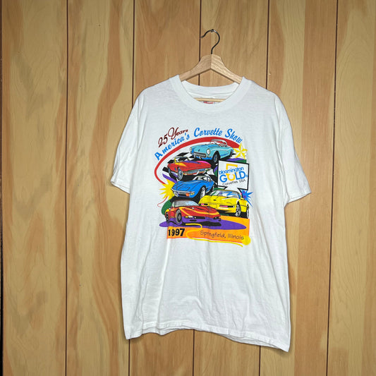 1997 Bloomington Gold Americas Corvette Car Show Shirt Size Large