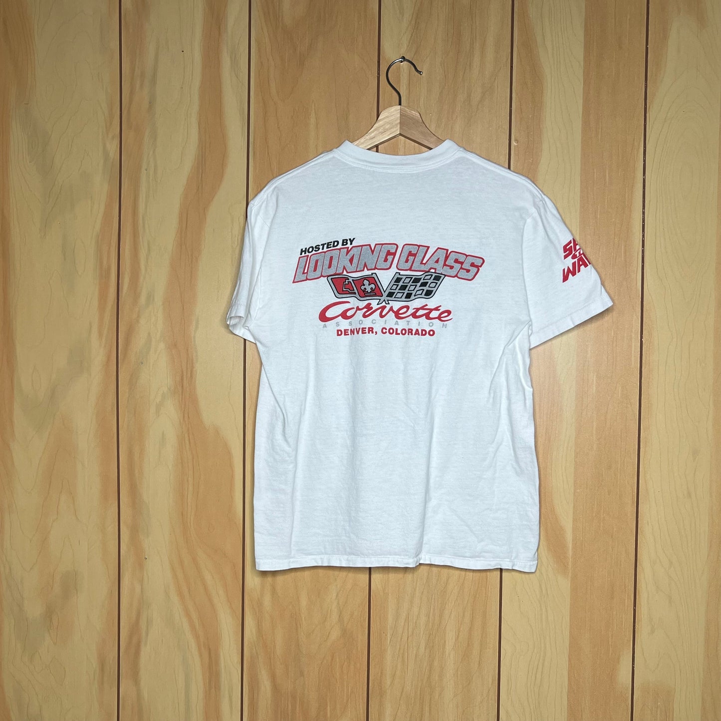90s Vettes on the Rockies Chevy Corvette Race Car Shirt Size Medium