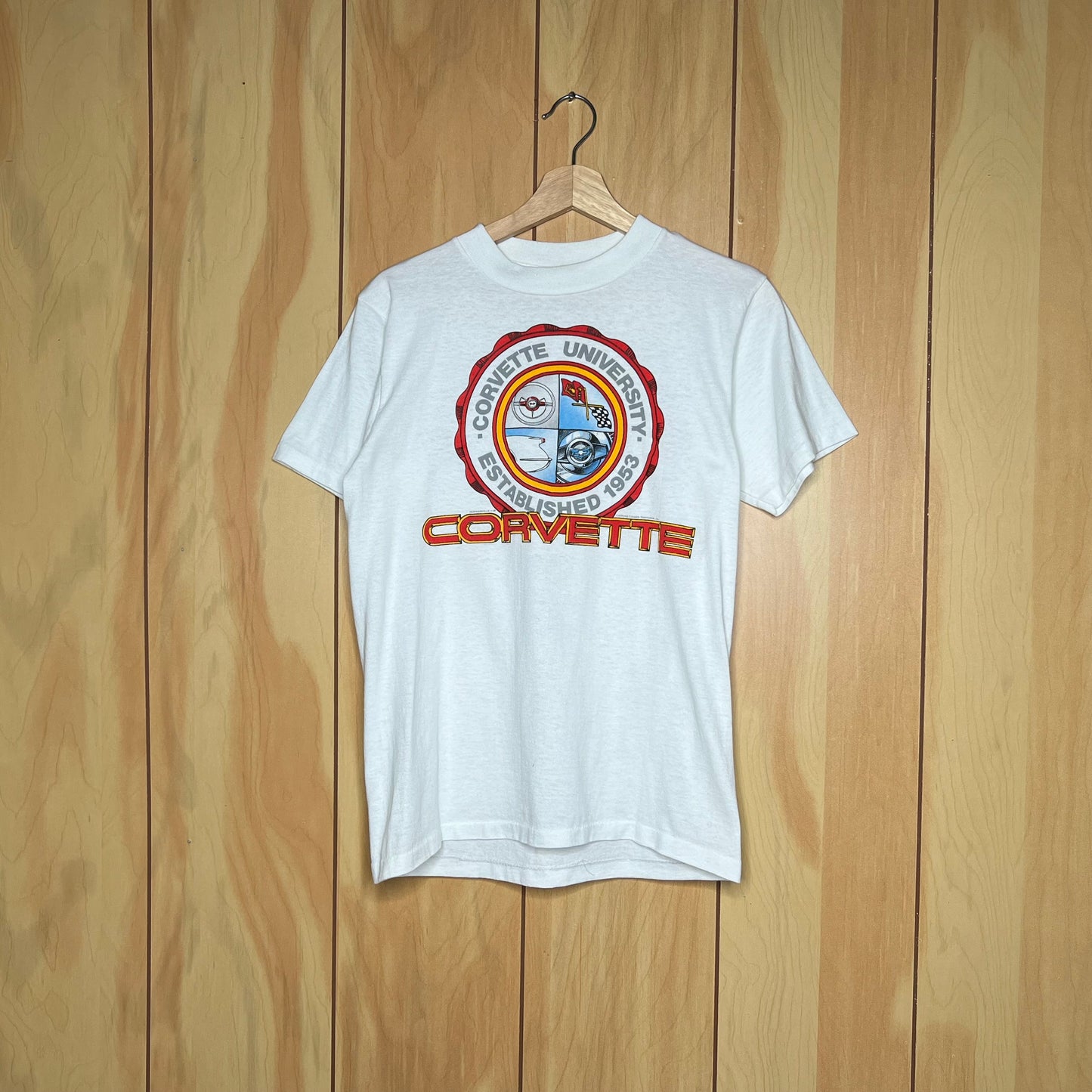 80s Chevy Corvette University Shirt Size Medium
