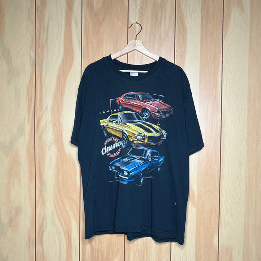 00s Chevy Camaro Generations Classic Muscle Car Shirt Size XL