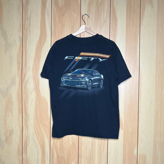 Chevy Camaro 6th Gen 50th Anniversary Shirt Size L Modern