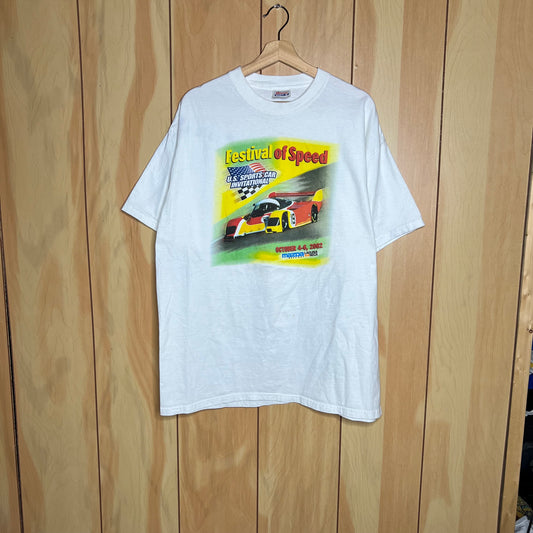 00s 2002 US Festival of Speed Porsche 917 Shirt Size XL