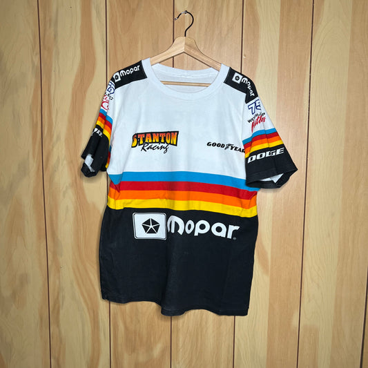 90s MOPAR Race Team Stanton Racing Goodyear Motorsport Jersey Style Shirt Size XL