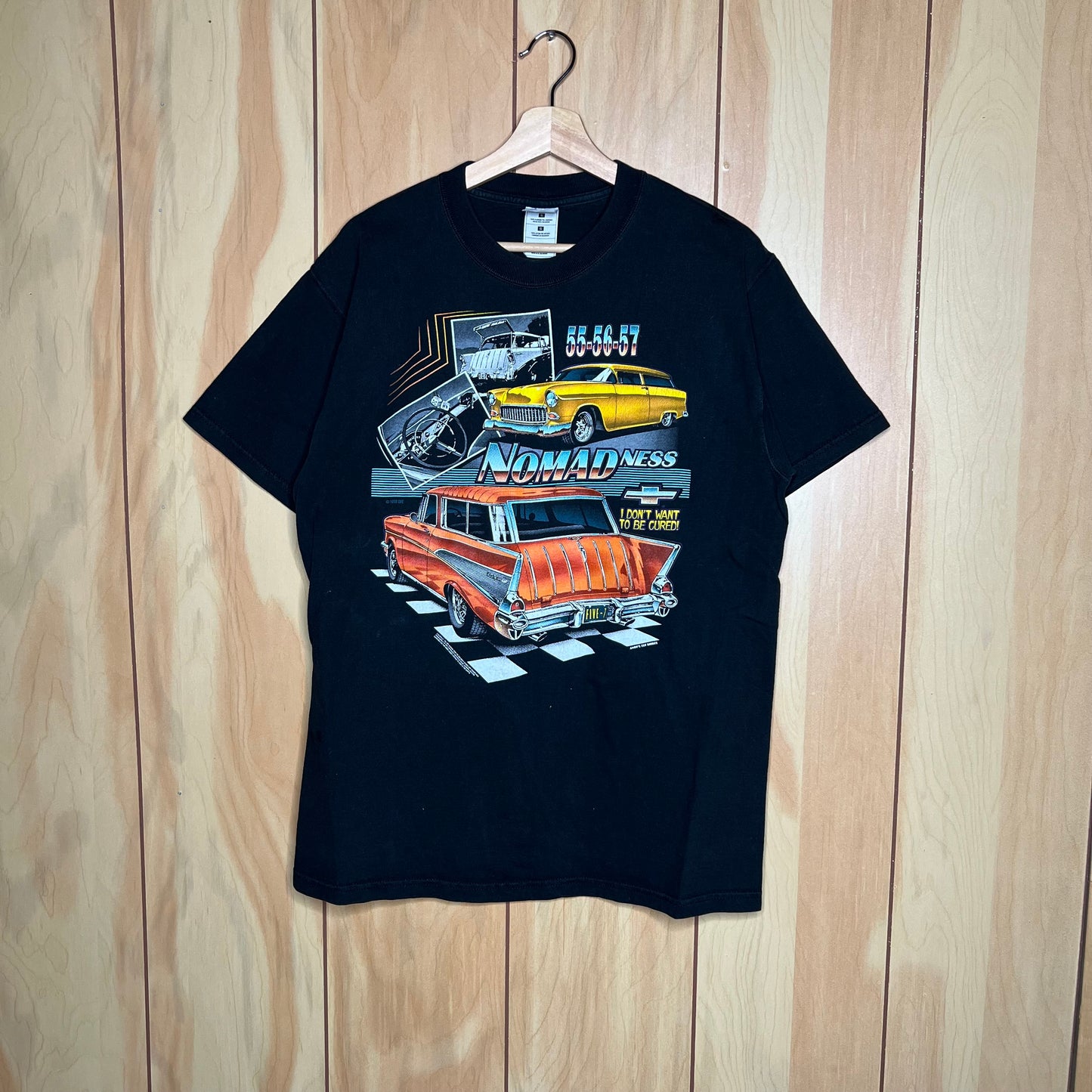 90s Chevy Chevrolet Nomad-ness Car Shirt Size L