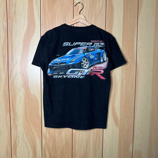 00s Nissan R35 Skyline GTR Super GT Race Car Full Scale Shirt Size Medium