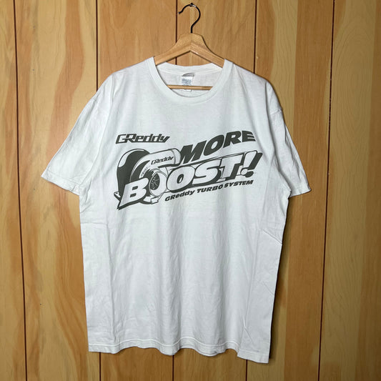 00s Japanese Greddy More Boost Turbo Promo Shirt Size XL