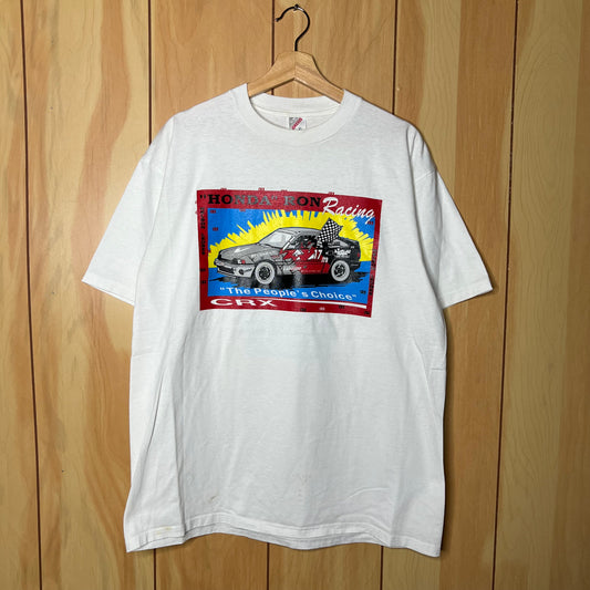 90s Honda CRX Ron Racing Car Shirt Size XL