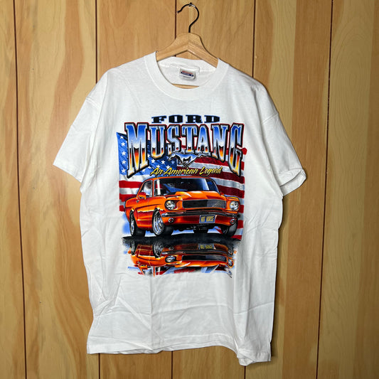 90s Ford Mustang An American Legend Reflection Shirt Size Large