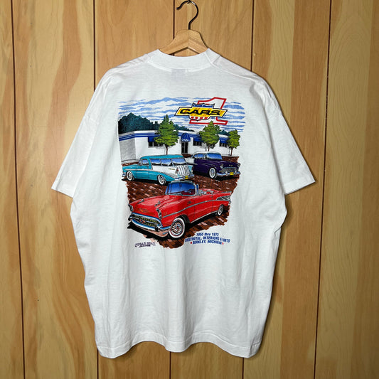 90s Chevy Chevrolet Bel Air Cars 1 Michigan Show Car Shirt Size XXL