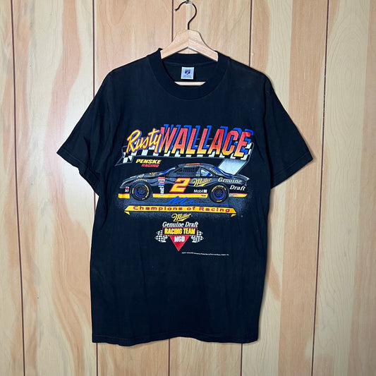 90s NASCAR Rusty Wallace Shirt Size Medium